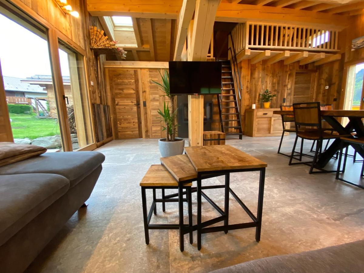 Chalet Du Champel Jacuzzi Saint-Gervais-les-Bains Bagian luar foto