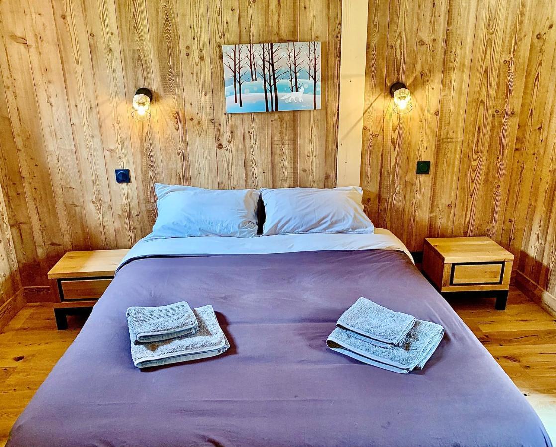 Chalet Du Champel Jacuzzi Saint-Gervais-les-Bains Bagian luar foto