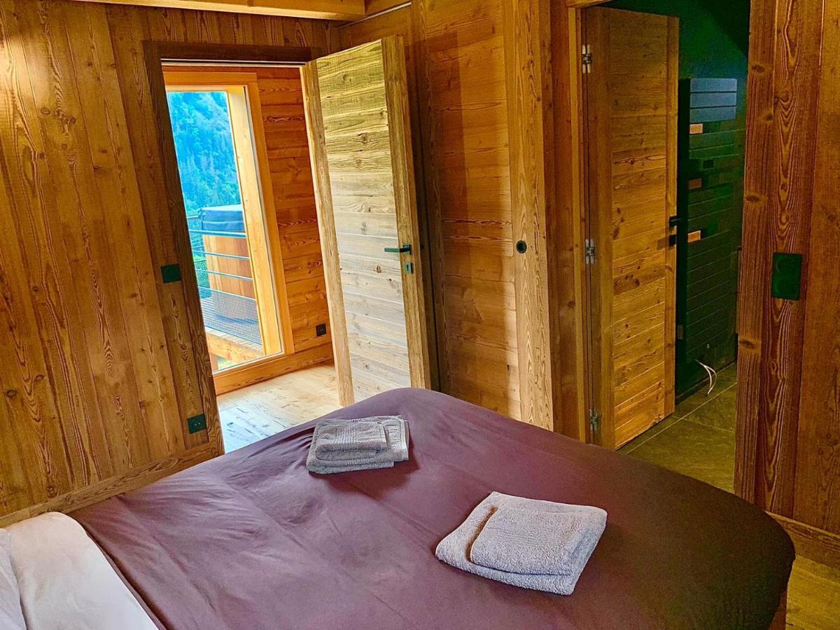 Chalet Du Champel Jacuzzi Saint-Gervais-les-Bains Bagian luar foto