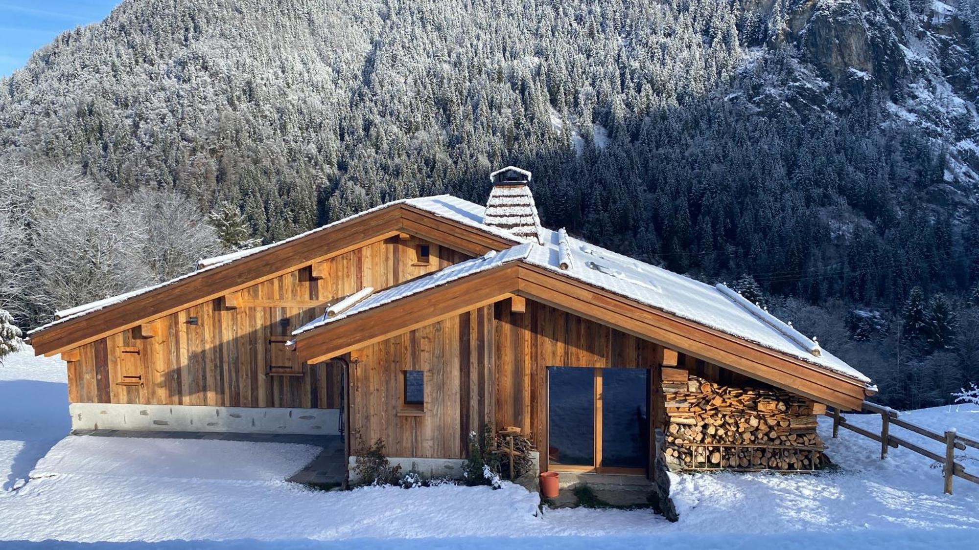 Chalet Du Champel Jacuzzi Saint-Gervais-les-Bains Bagian luar foto